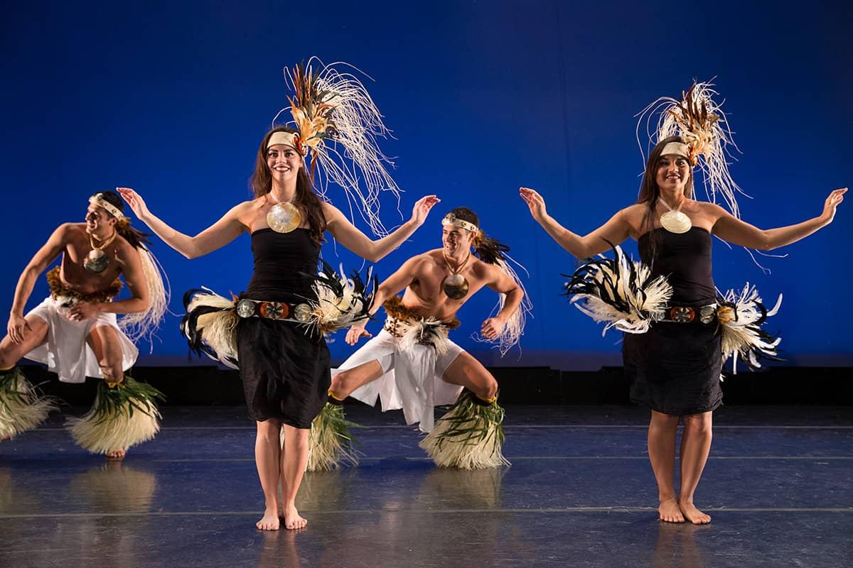 Dancers performing on stage